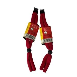 Chums 0778 Unisex Technocrat  Eyewear Retainer Cord 2 Pack‎ Red NWT